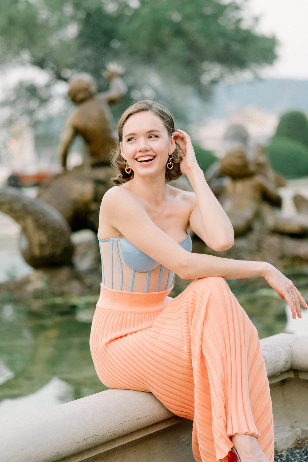 Lake Como portrait session. Mariia