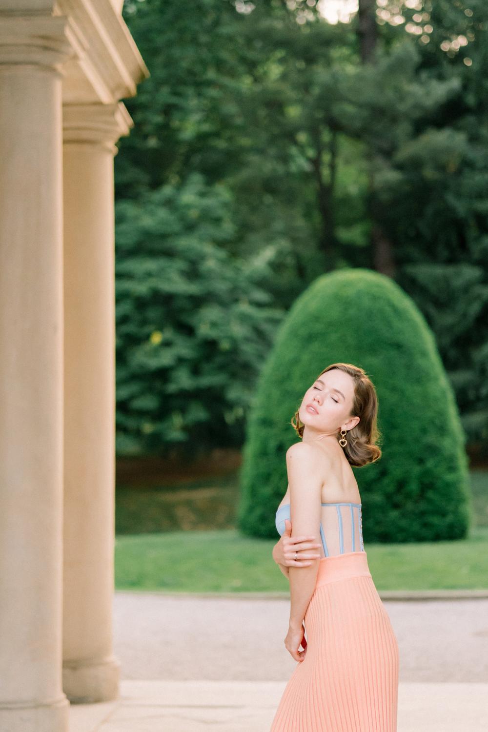 Lake Como portrait session. Mariia