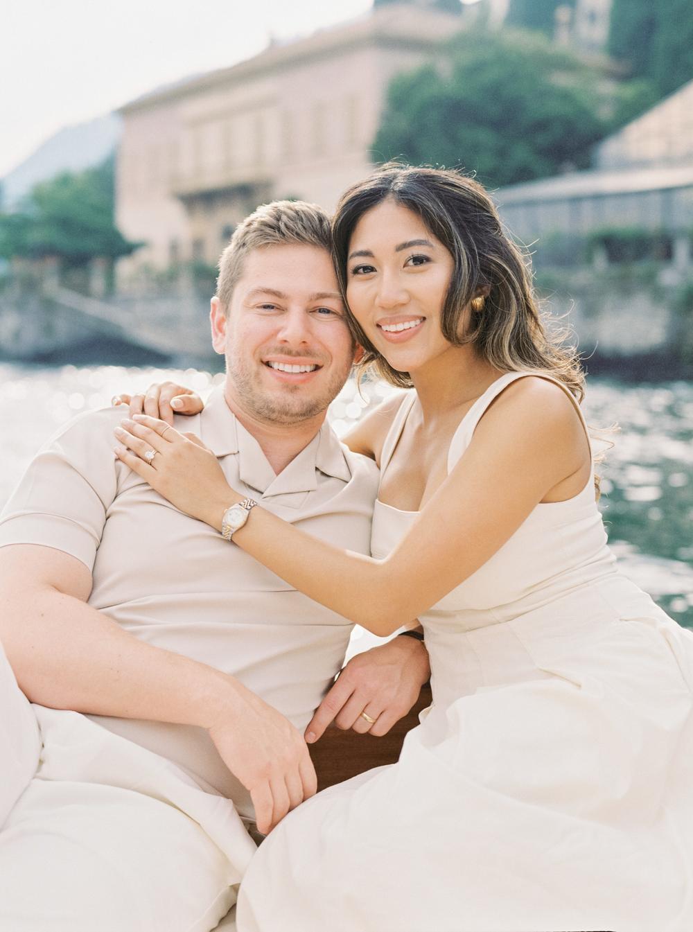 Gender reveal at Villa D'Este, Lake Como