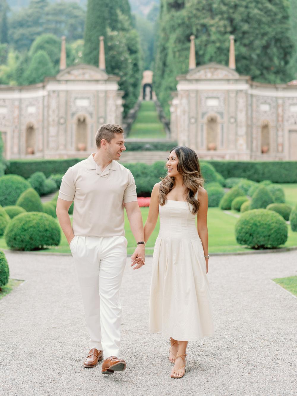 Gender reveal at Villa D'Este, Lake Como