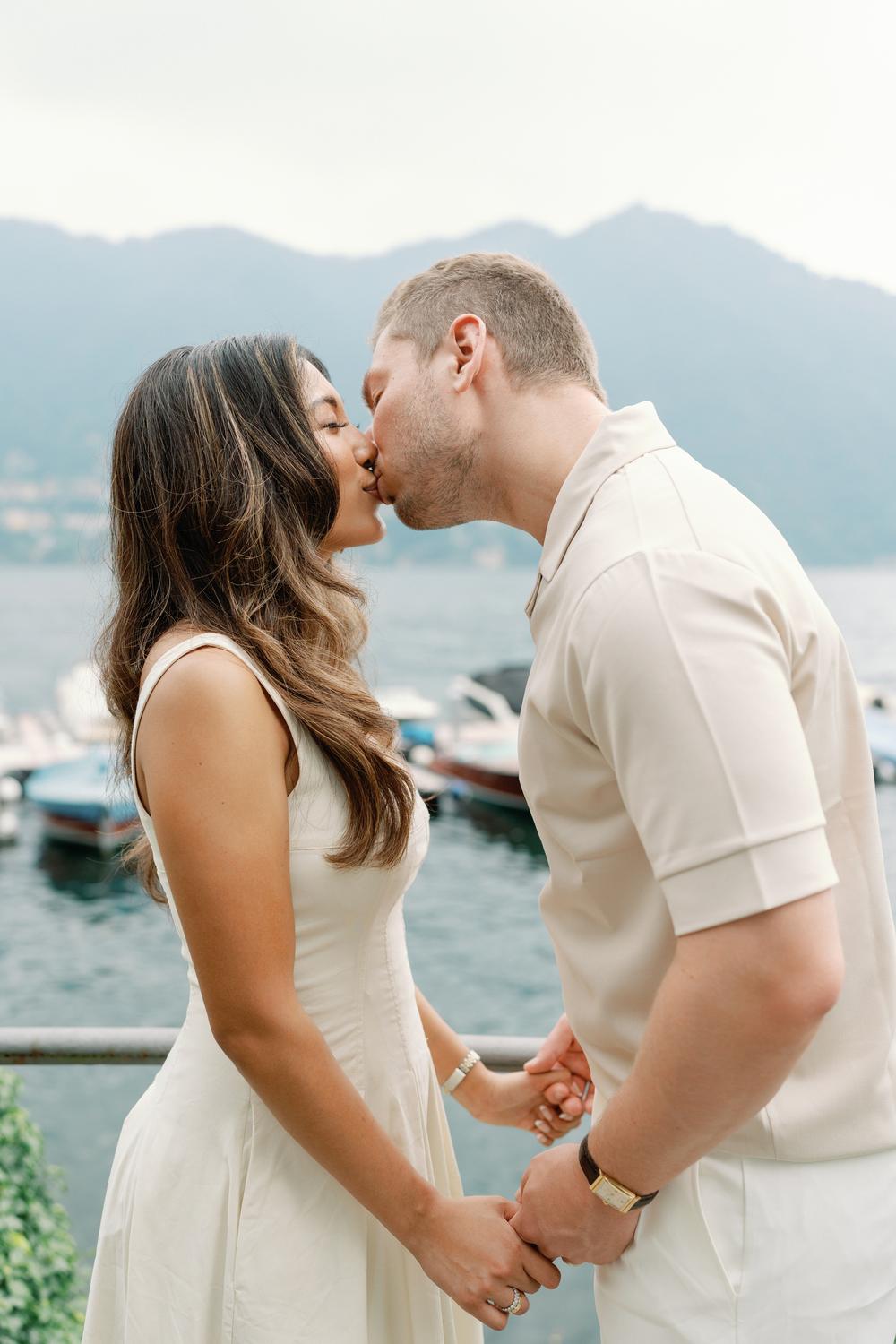 Gender reveal at Villa D'Este, Lake Como