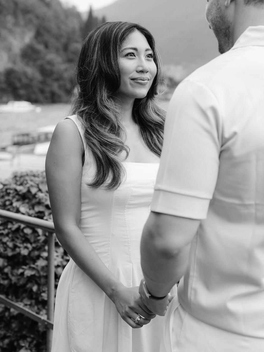Gender reveal at Villa D'Este, Lake Como