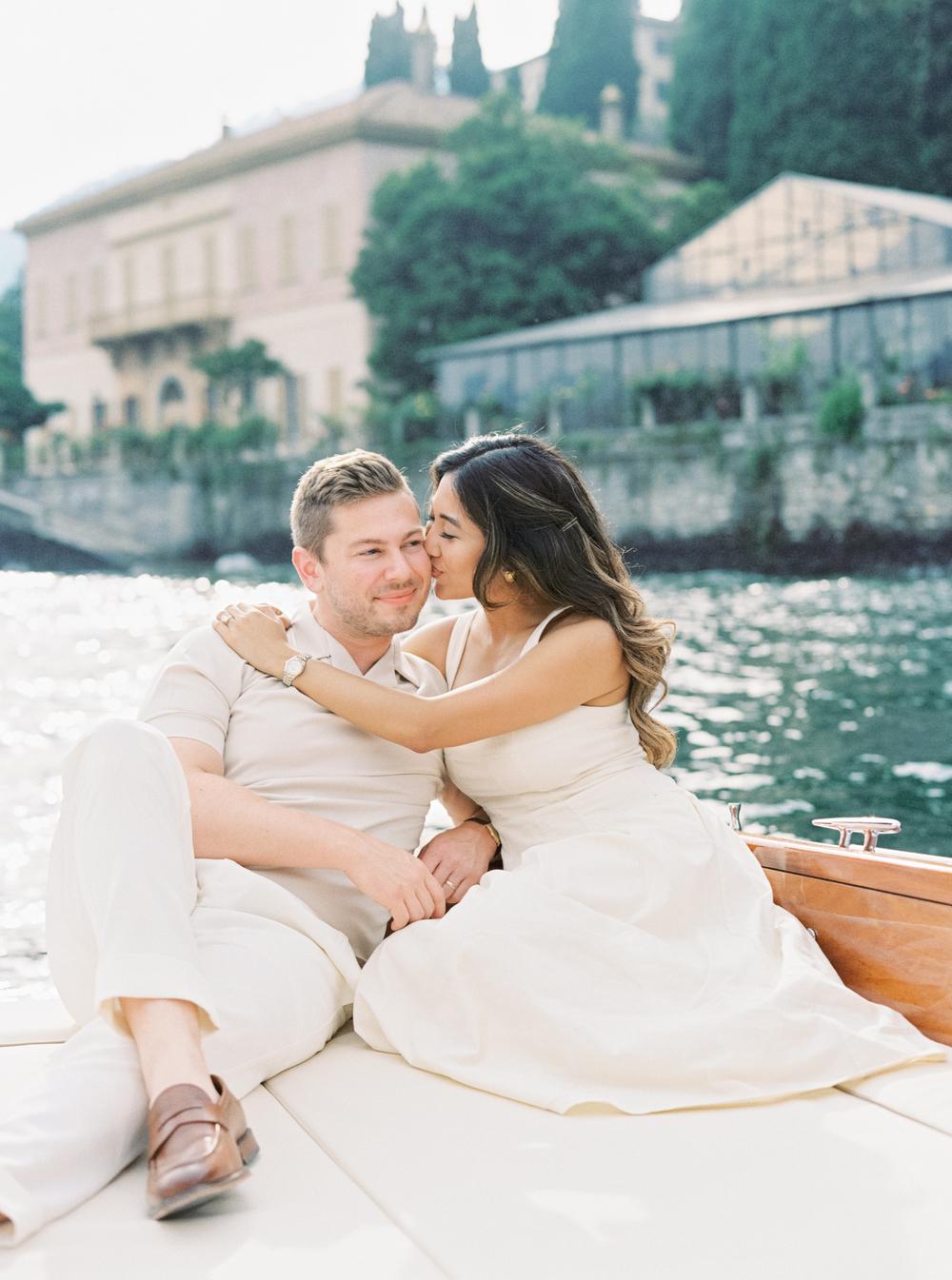 Gender reveal at Villa D'Este, Lake Como