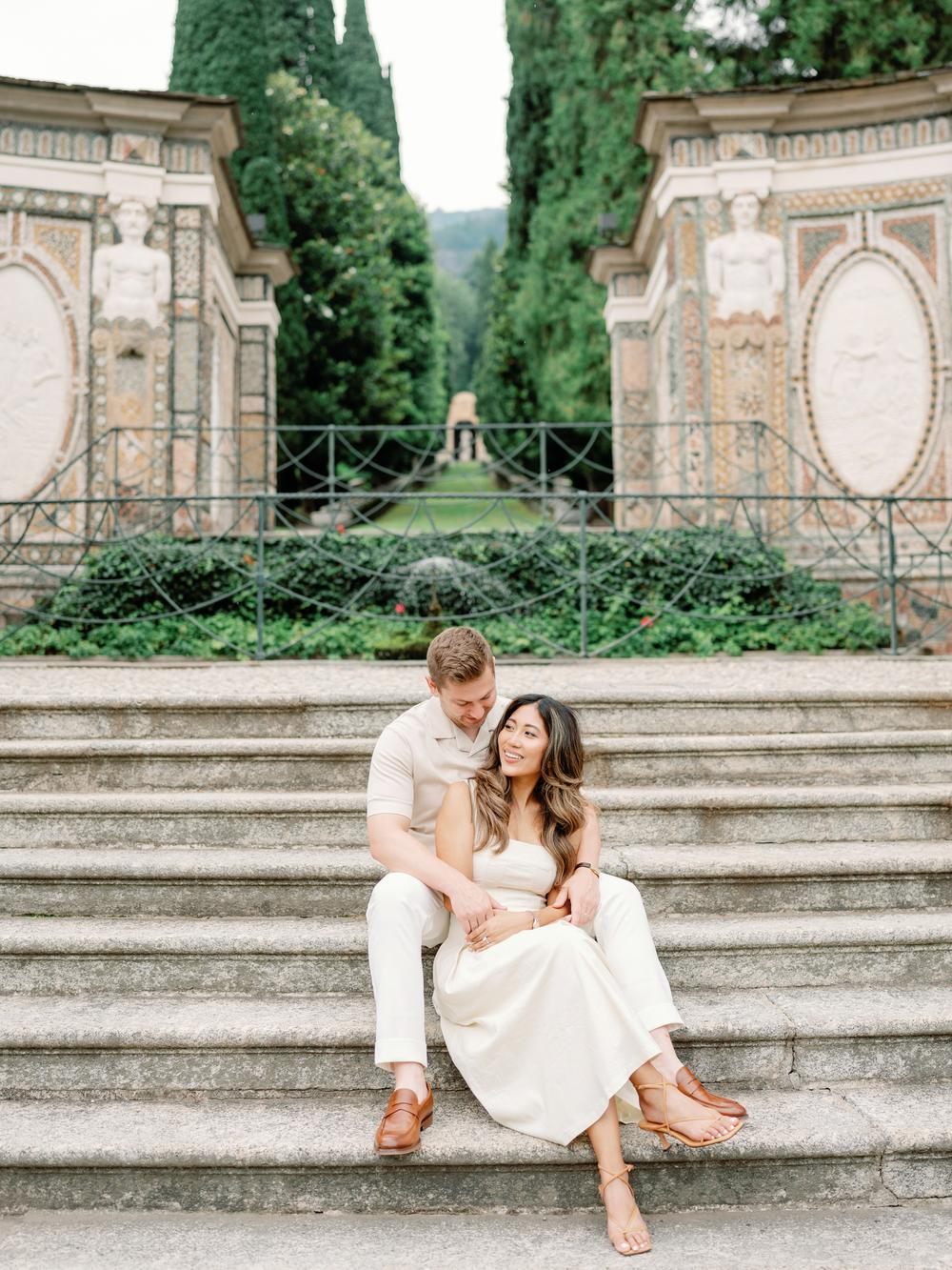 Gender reveal at Villa D'Este, Lake Como