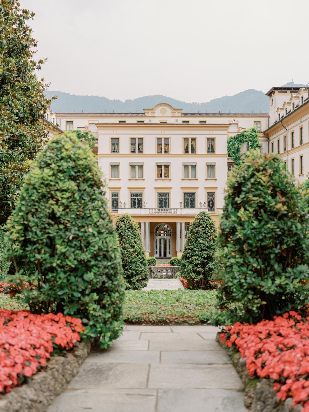 Gender reveal at Villa D'Este, Lake Como
