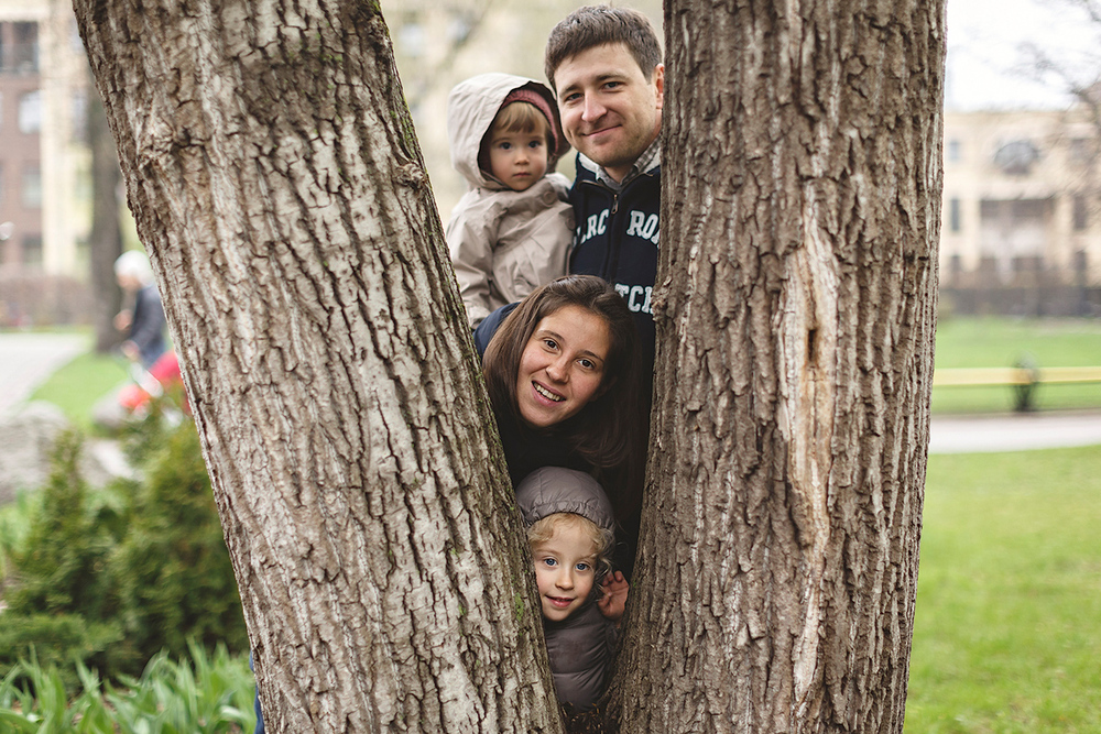 Ksenia and Maxim family