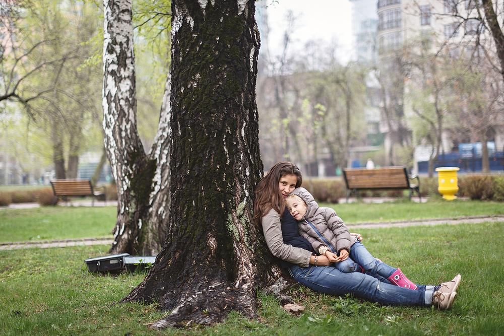 Ksenia and Maxim family