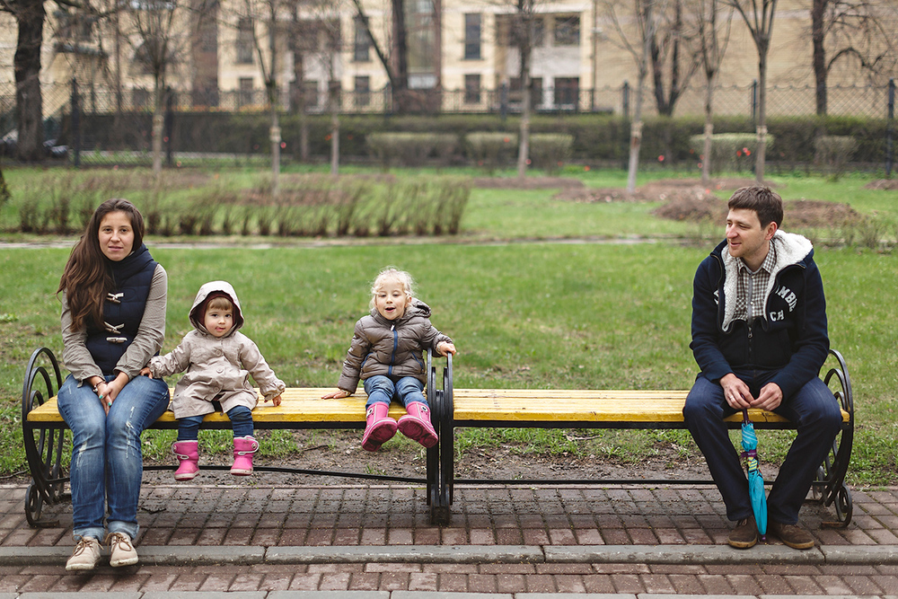 Ksenia and Maxim family