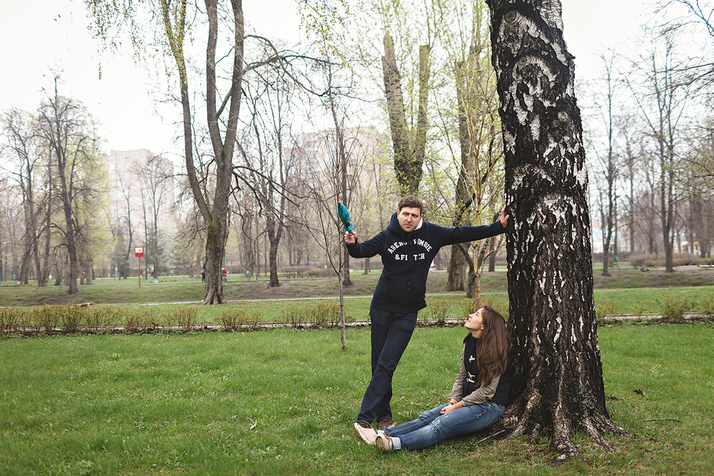 Ksenia and Maxim family