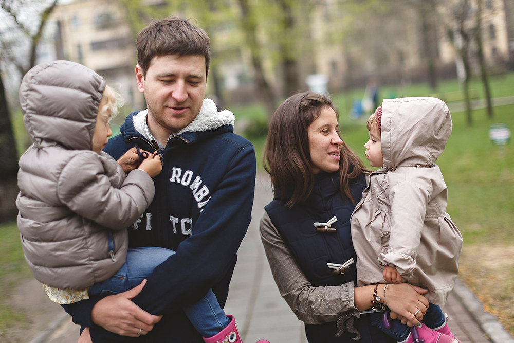 Ksenia and Maxim family