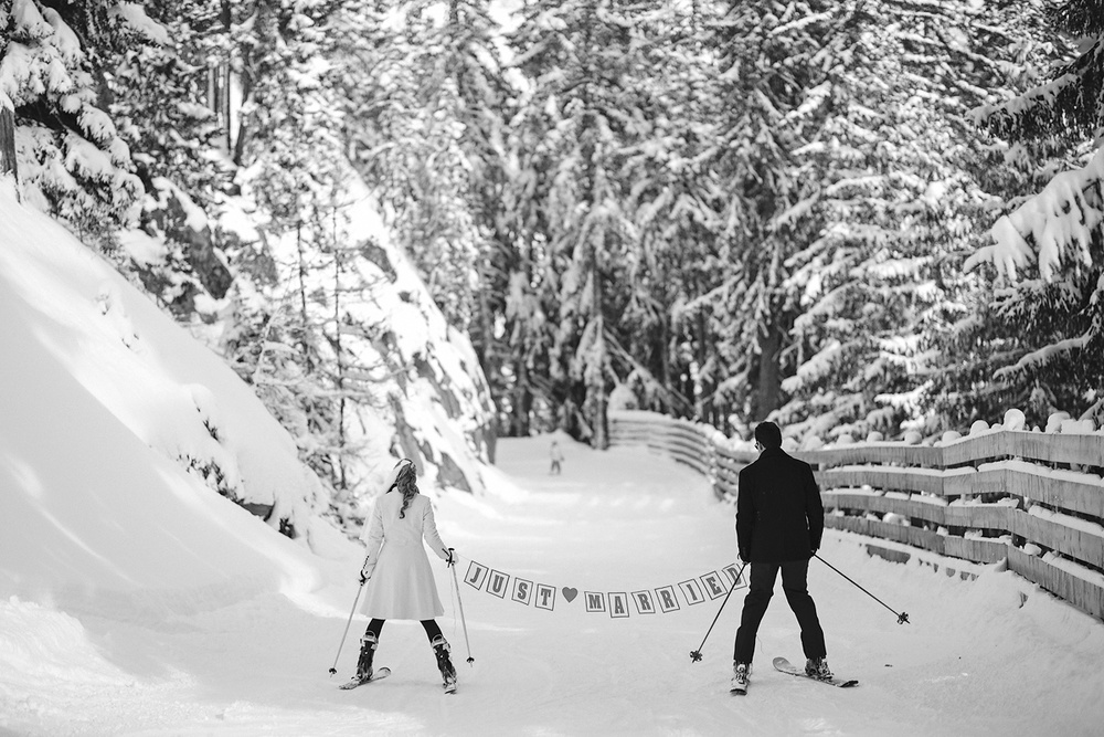MOUNTAIN SKI WEDDING 