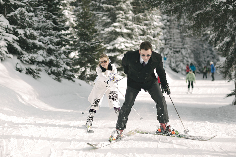 MOUNTAIN SKI WEDDING 