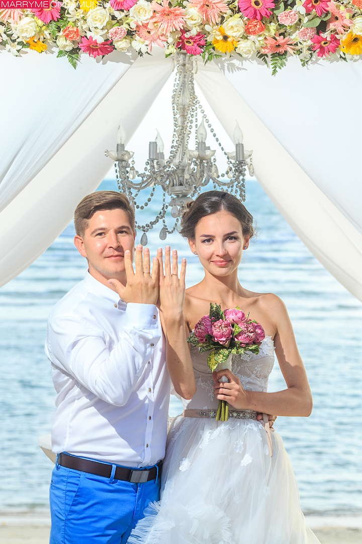 Свадебная церемонии на Самуи для Сергея и Аси 