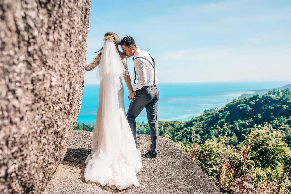 D & O Wedding ceremony on Koh Samui