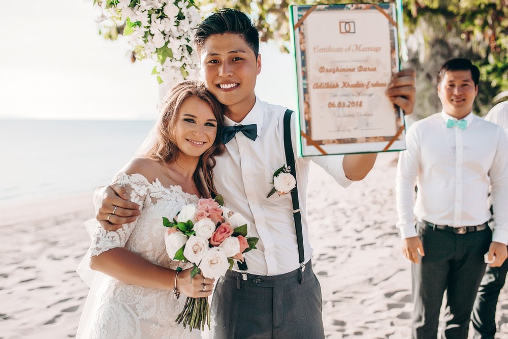 D & O Wedding ceremony on Koh Samui
