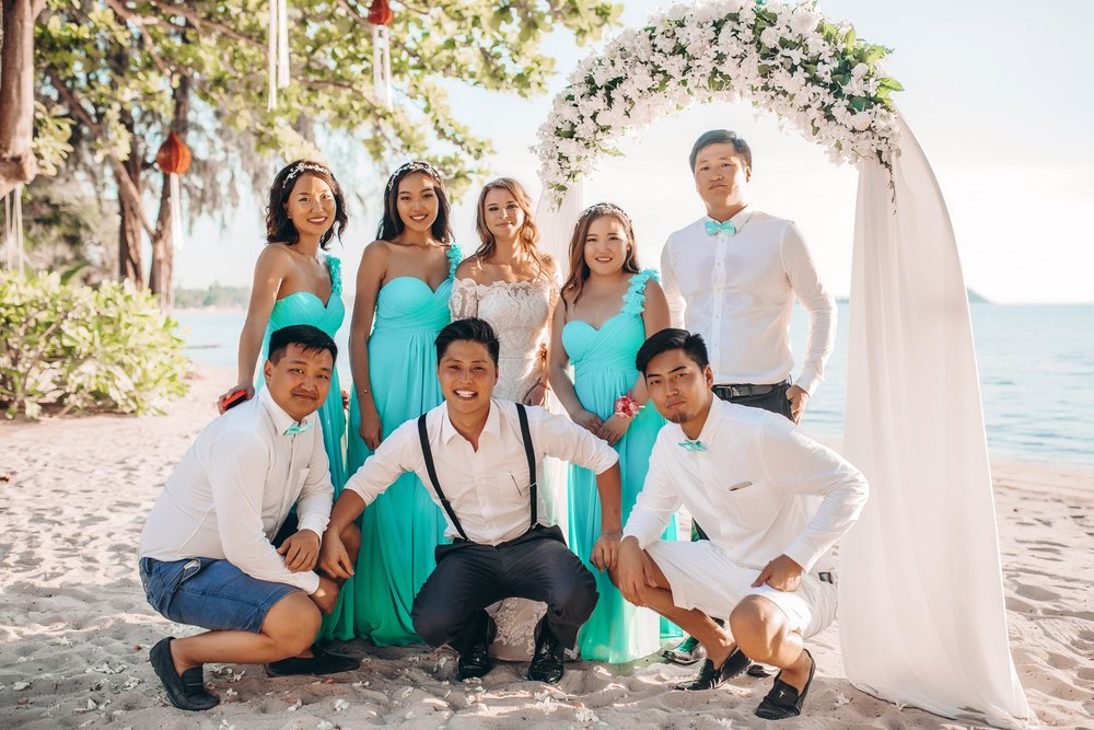 D & O Wedding ceremony on Koh Samui