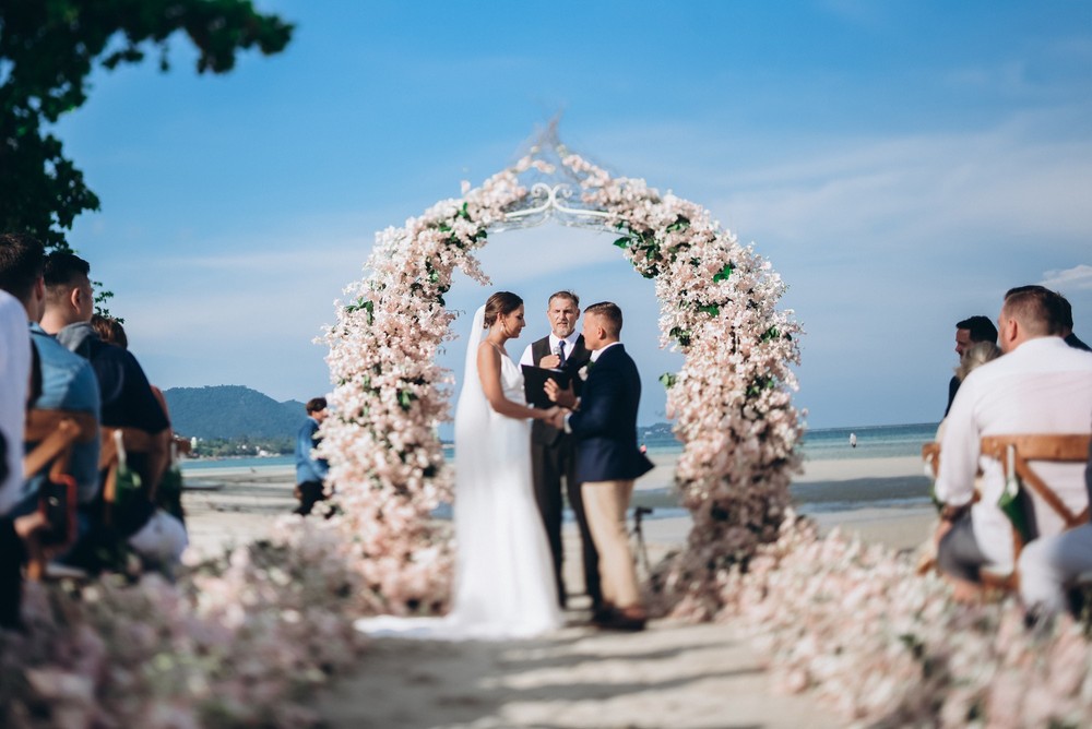Agatha + Ej Wedding at villa Samui