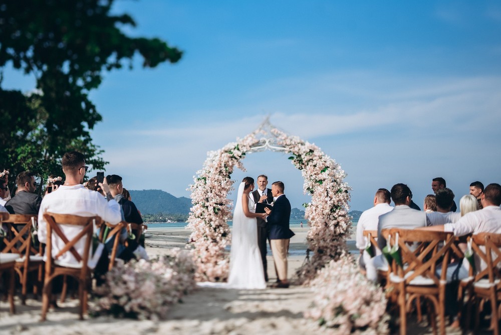 Agatha + Ej Wedding at villa Samui