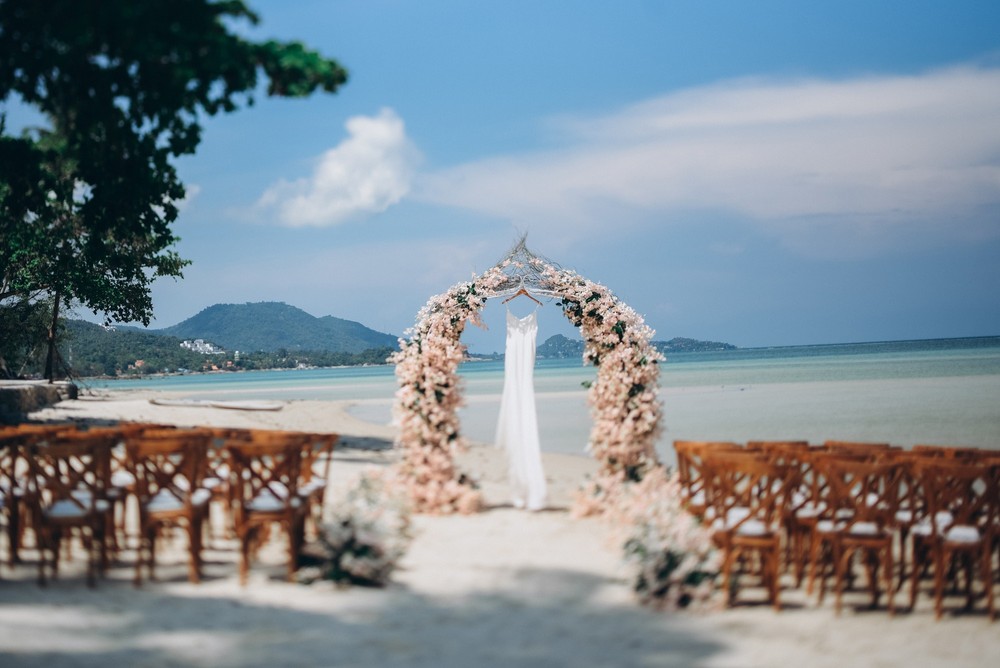 Agatha + Ej Wedding at villa Samui