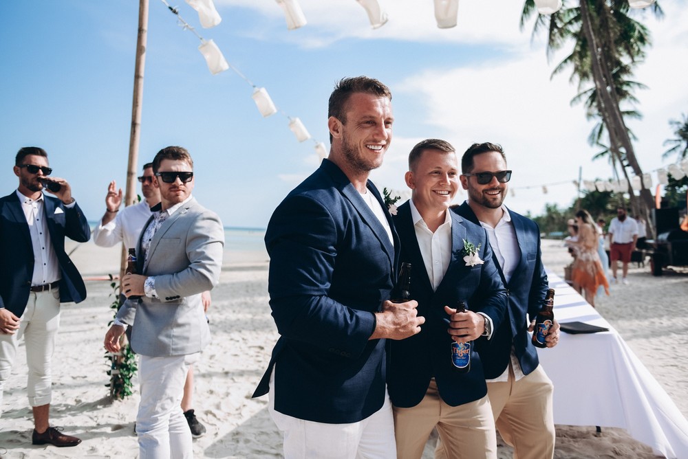 Agatha + Ej Wedding at villa Samui