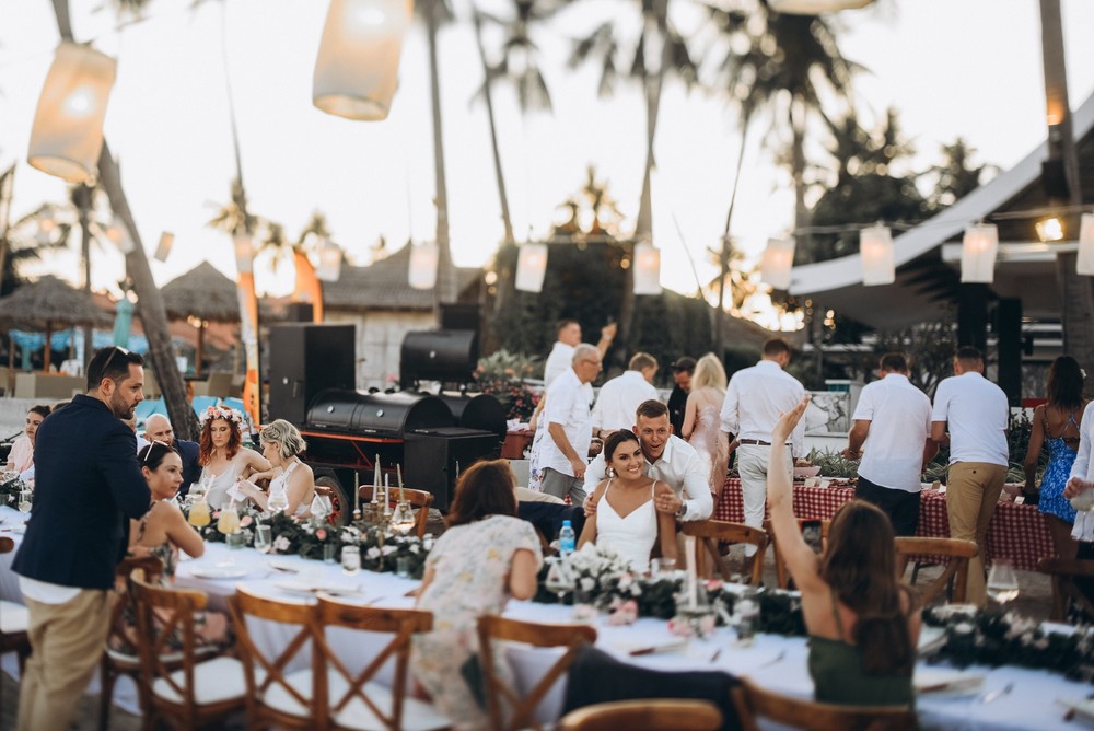 Agatha + Ej Wedding at villa Samui