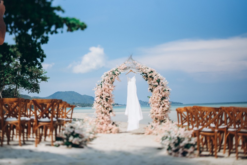 Agatha + Ej Wedding at villa Samui