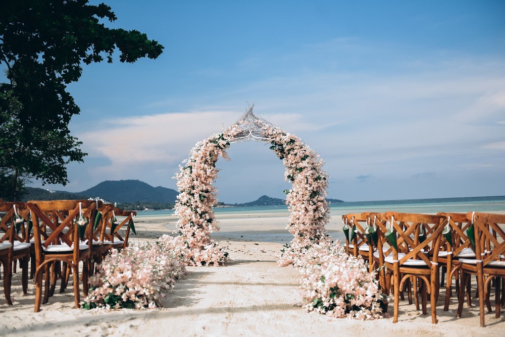 Agatha + Ej Wedding at villa Samui