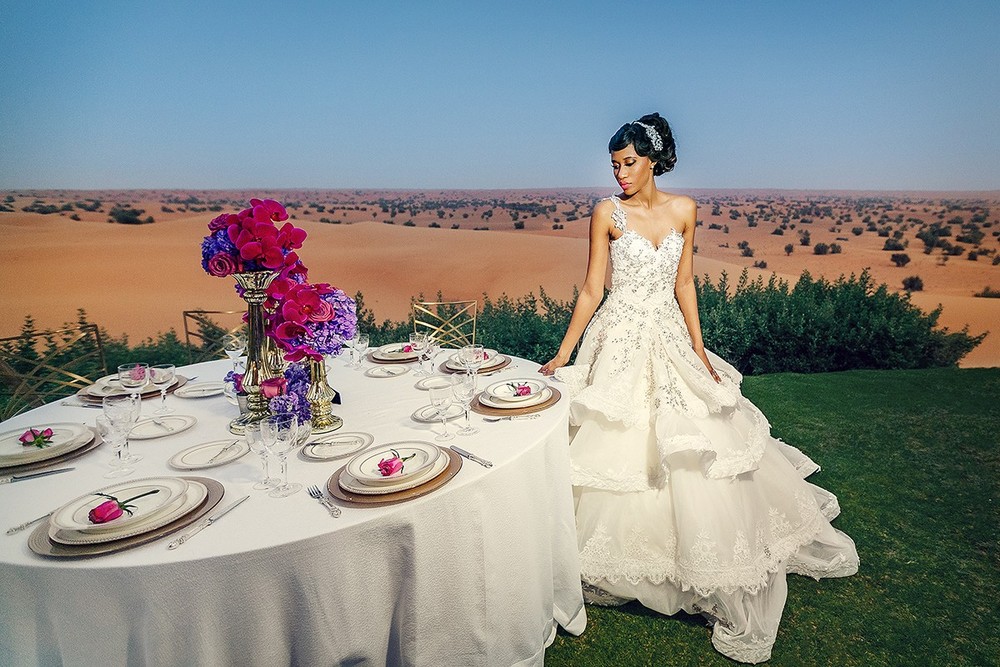 Wedding photo session at Al-Maha Desert Resort and Spa, Dubai - atsaltstudio.com