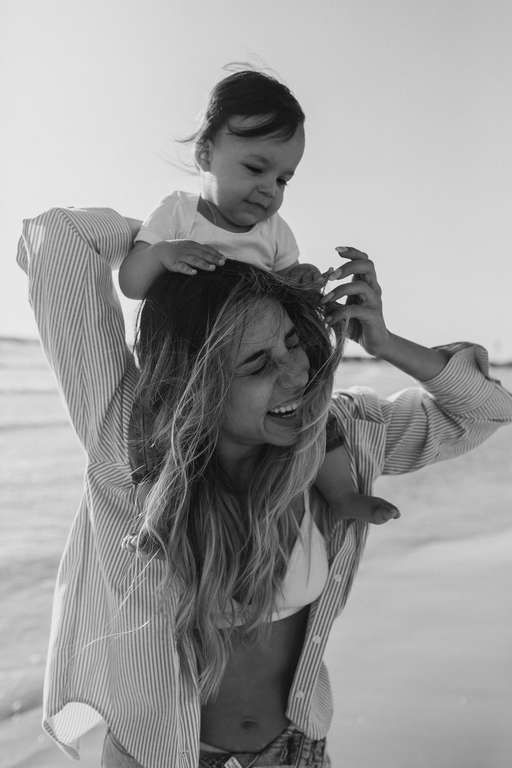 Mom and son
