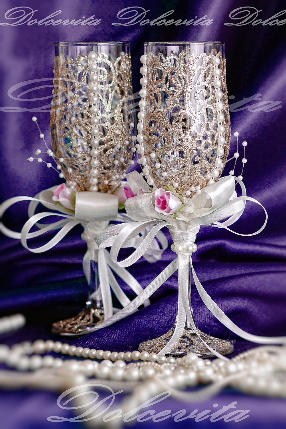 WEDDING GLASSES - СВАДЕБНЫЕ БОКАЛЫ