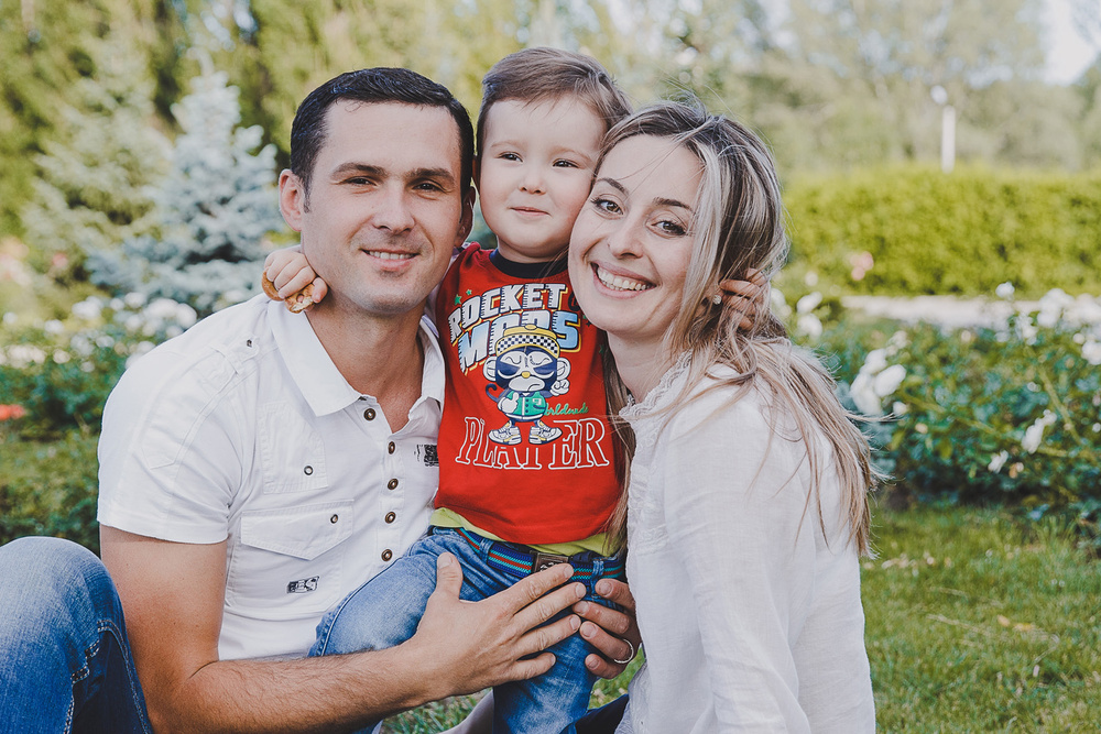 LUDMILA + ALEXANDR + VLAD