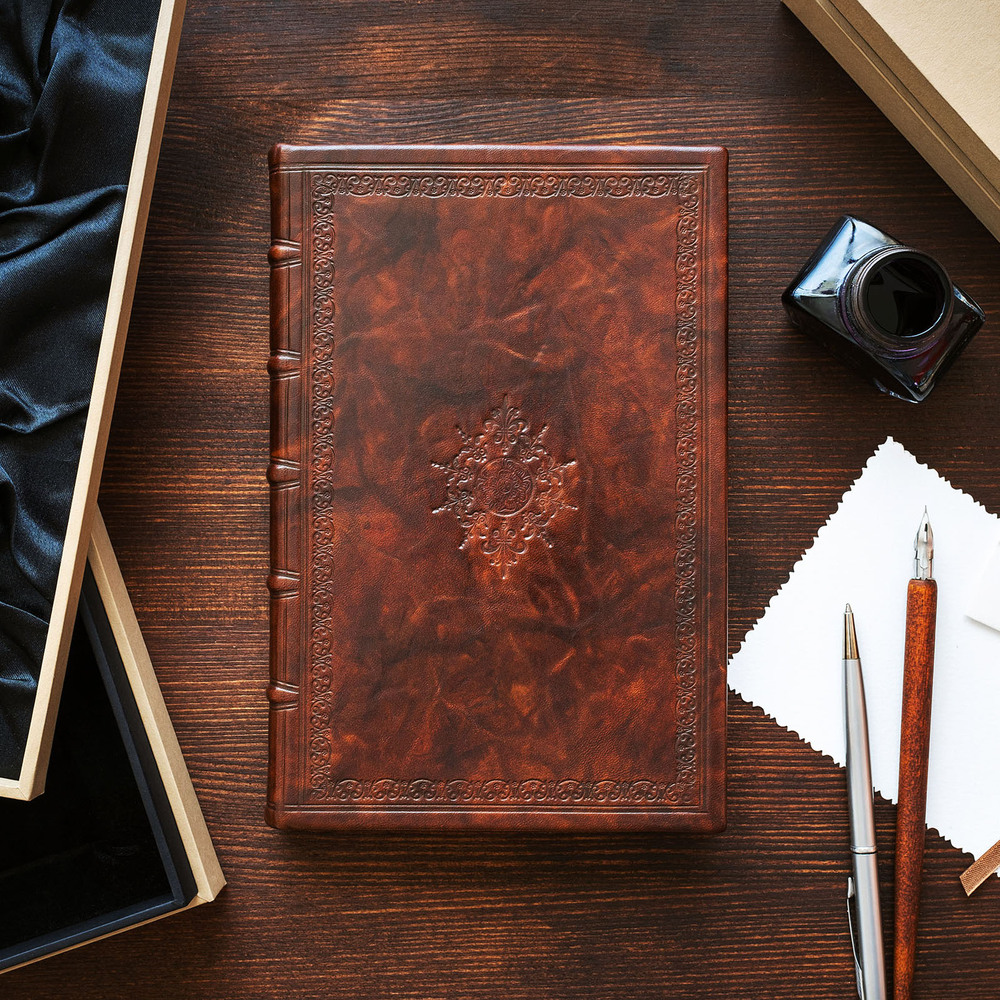 Leather Notebook - Handmade Leather Bound Notebooks Online - Galen Leather