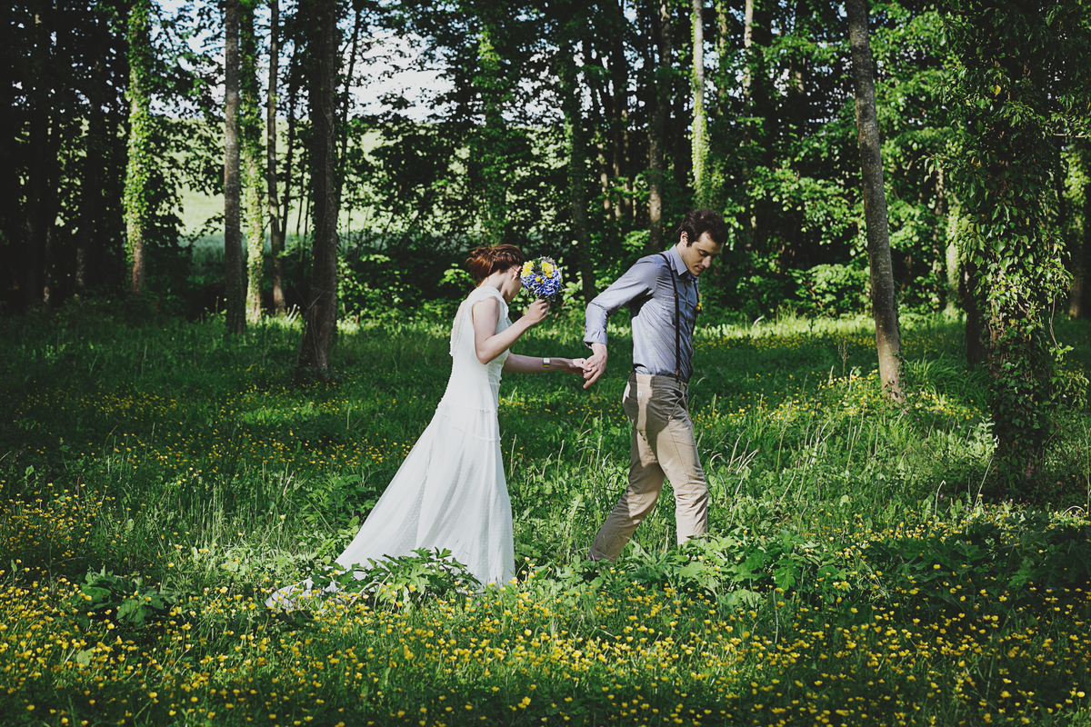 Burgundy Elopement. C & A