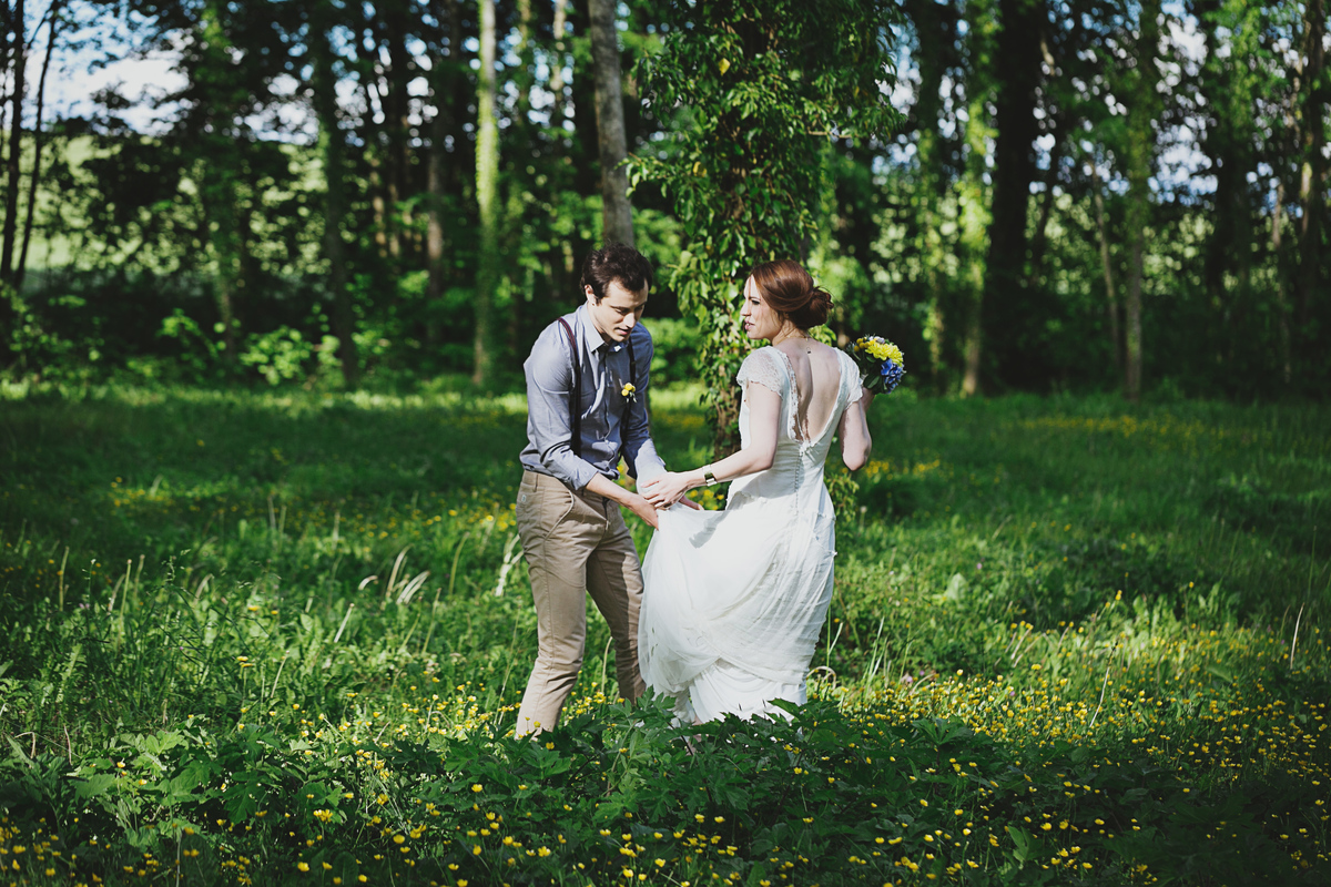 Burgundy Elopement. C & A