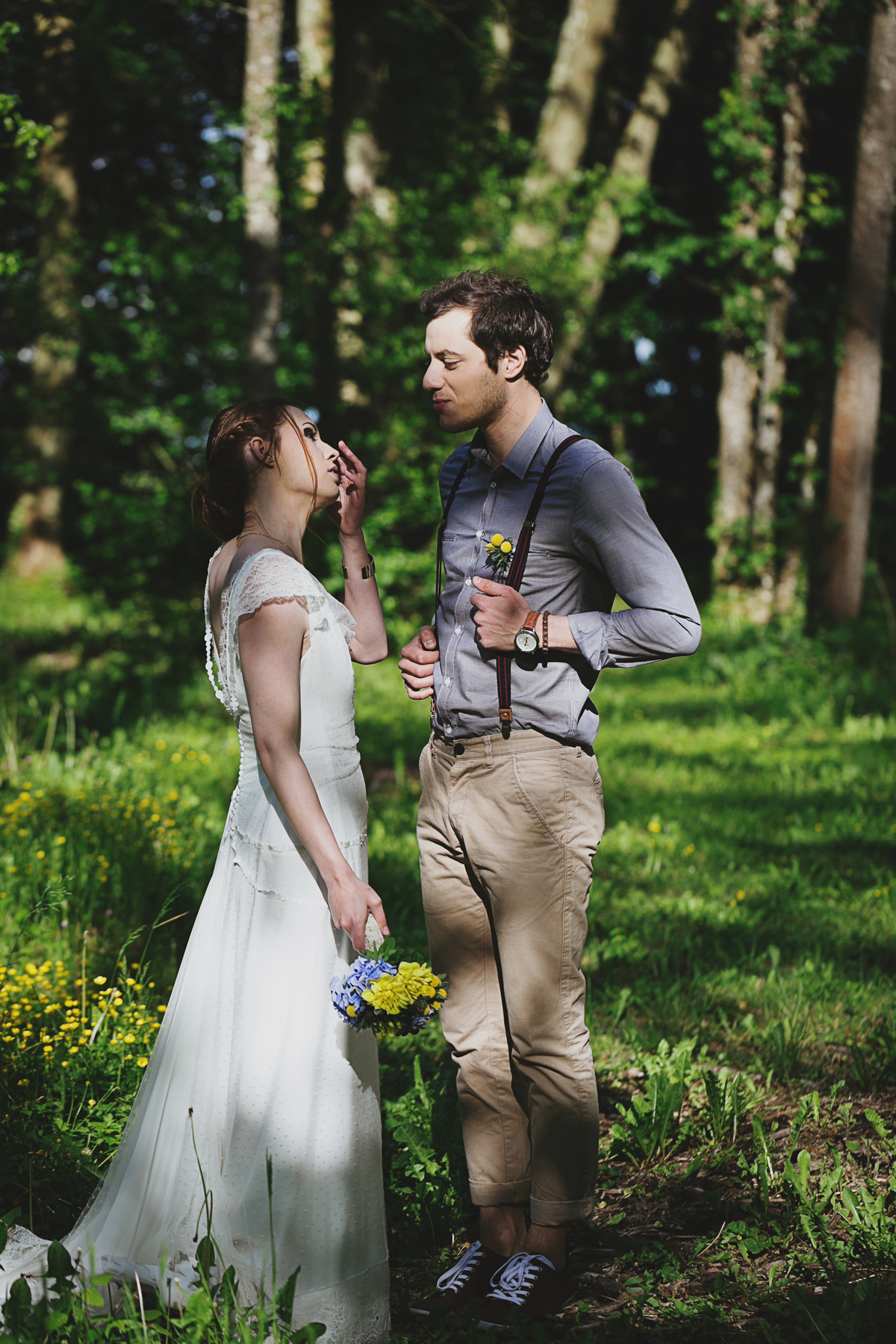 Burgundy Elopement. C & A