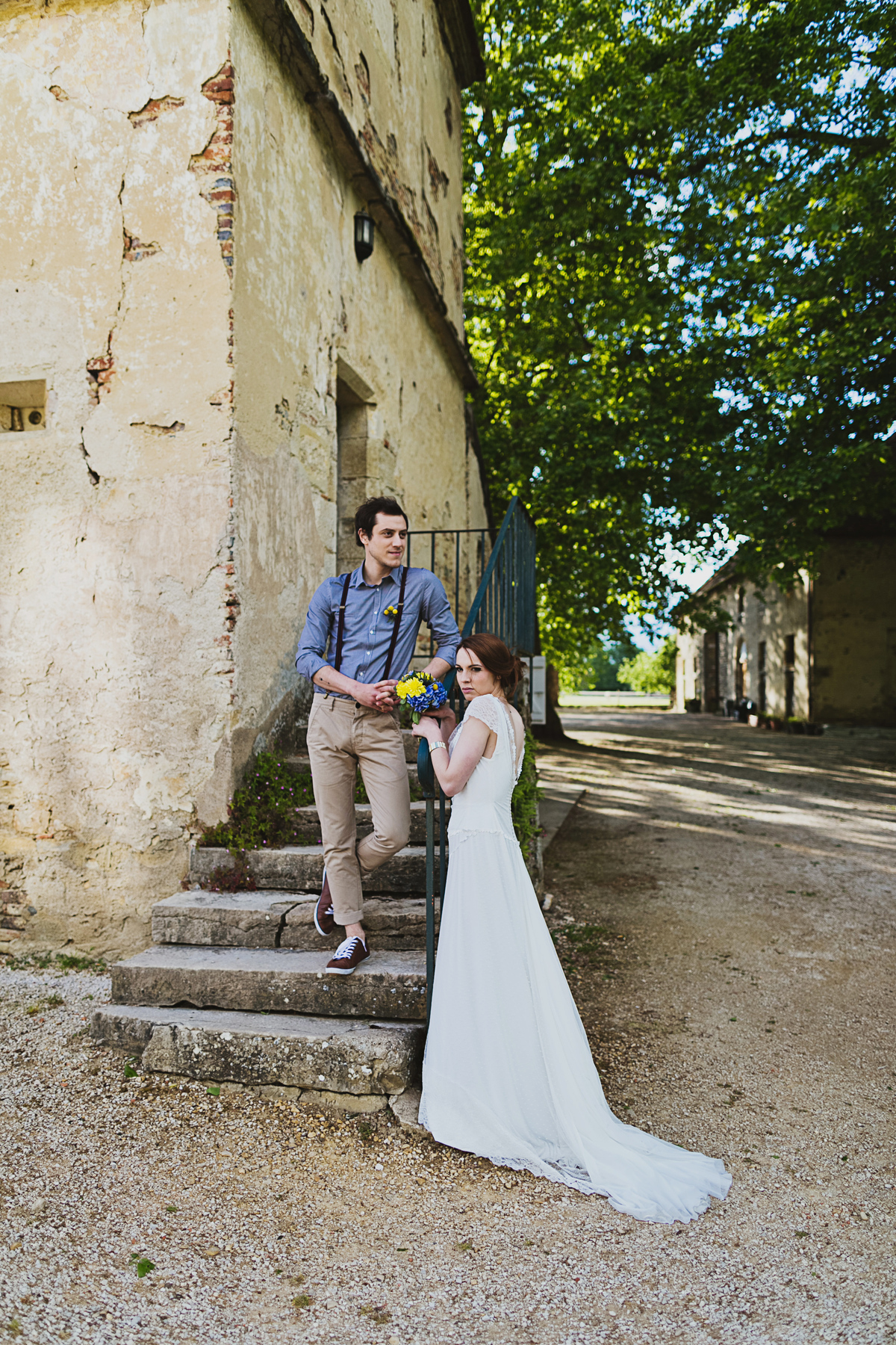 Burgundy Elopement. C & A