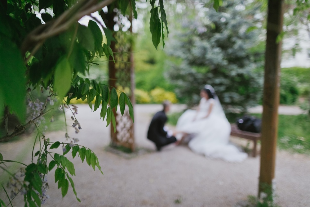 Burgundy Elopement. C & A