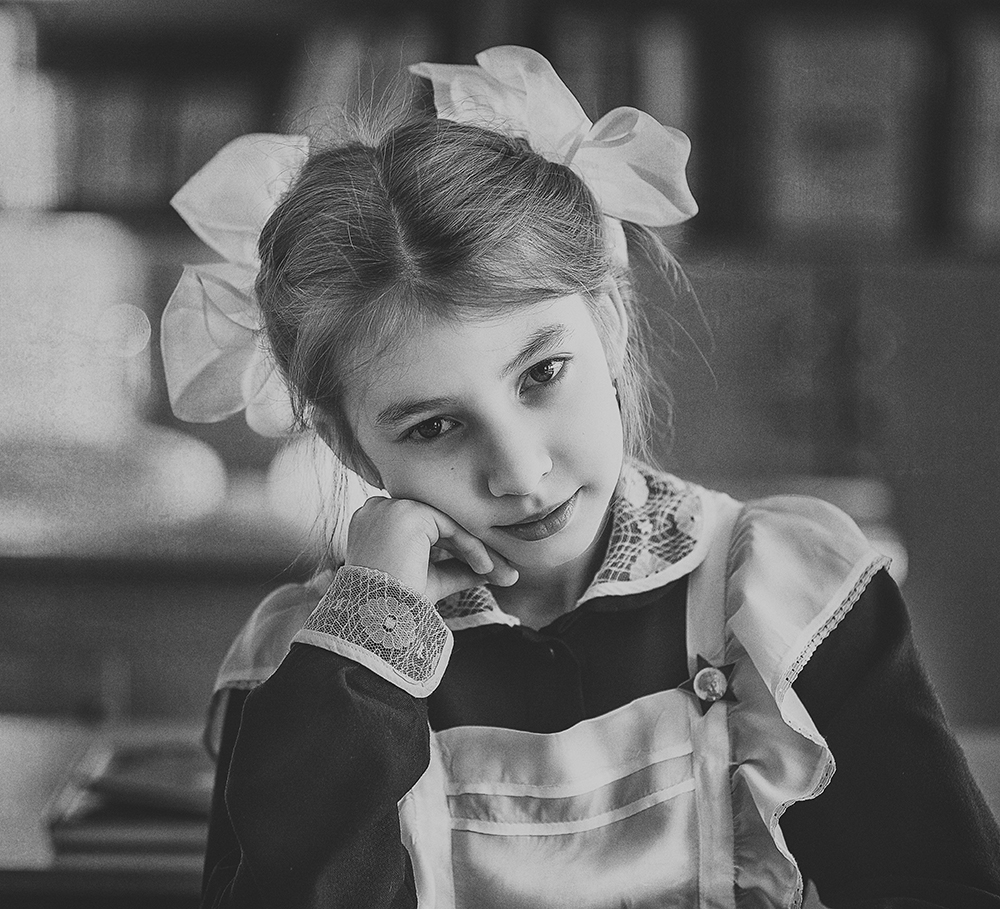 Детская фотосессия - Школьницы