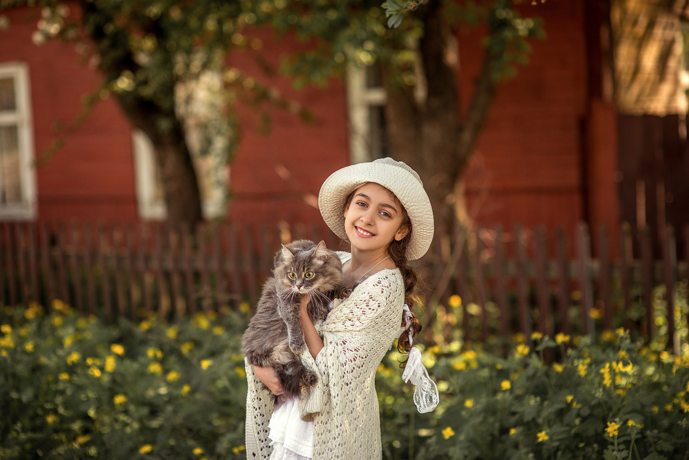 Детская фотосессия - Ксюша