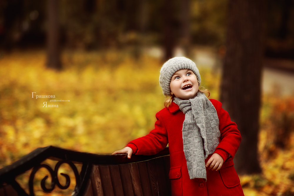 Детская фотосессия - Осенняя прогулка