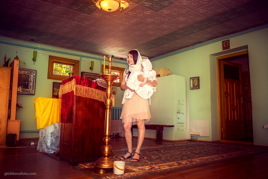 Фотосъемка крещения - Крещение Кириллы