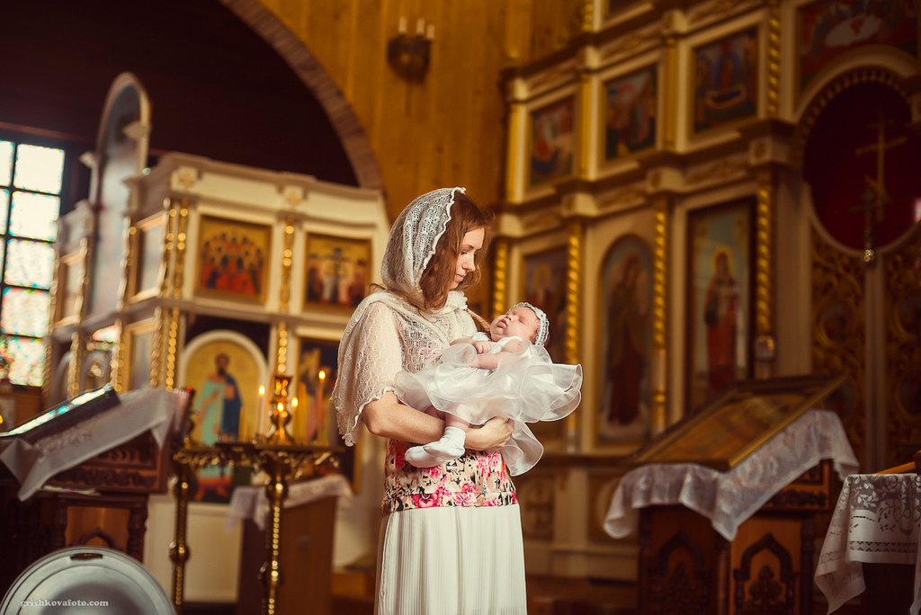 Фотосъемка крещения - Крещение Софии
