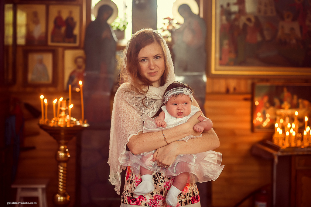Фотосъемка крещения - Крещение Софии