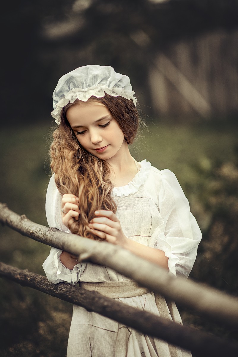 Детская фотосессия - Аня, Лера и Джесси - гости из прошлого)