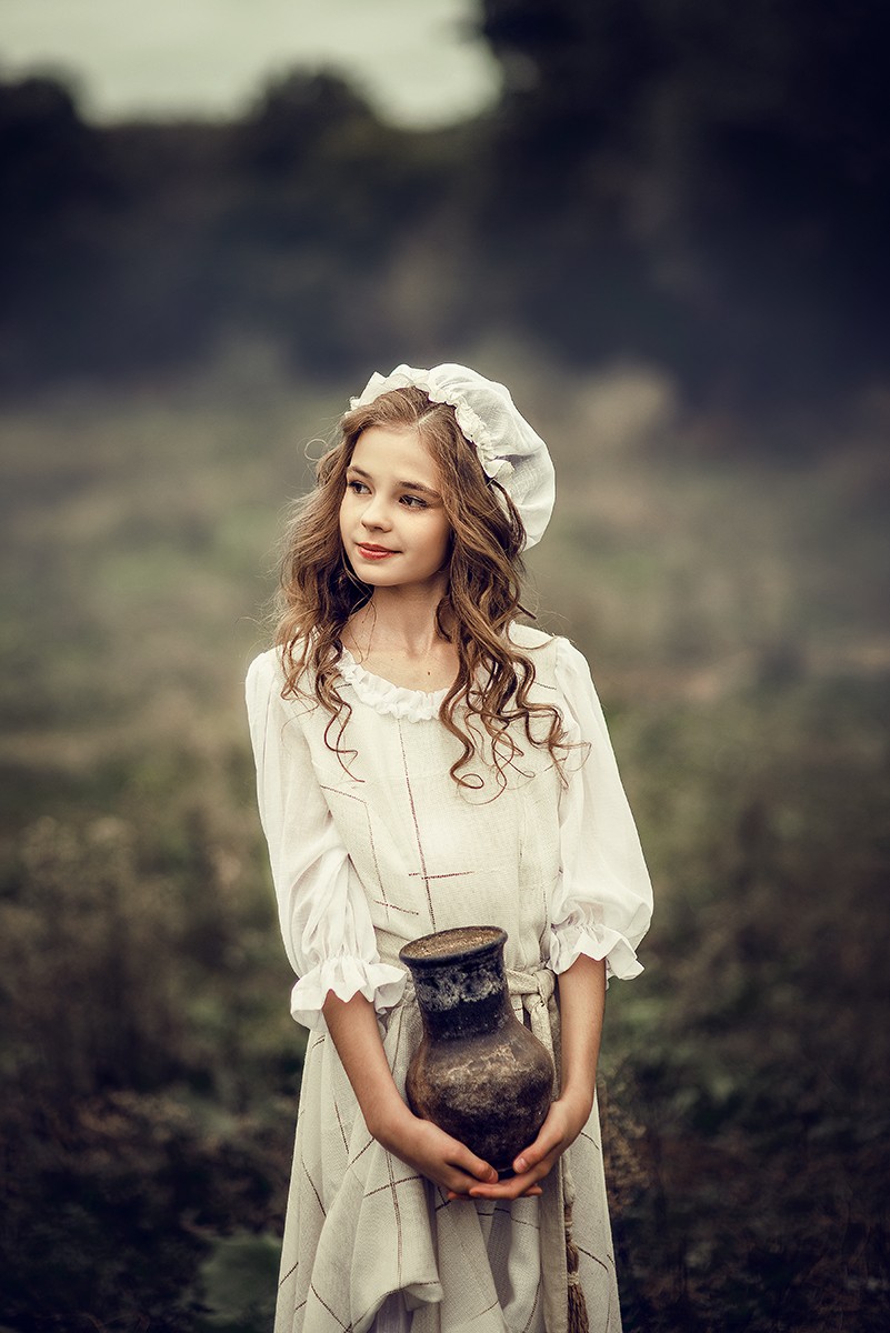 Детская фотосессия - Аня, Лера и Джесси - гости из прошлого)