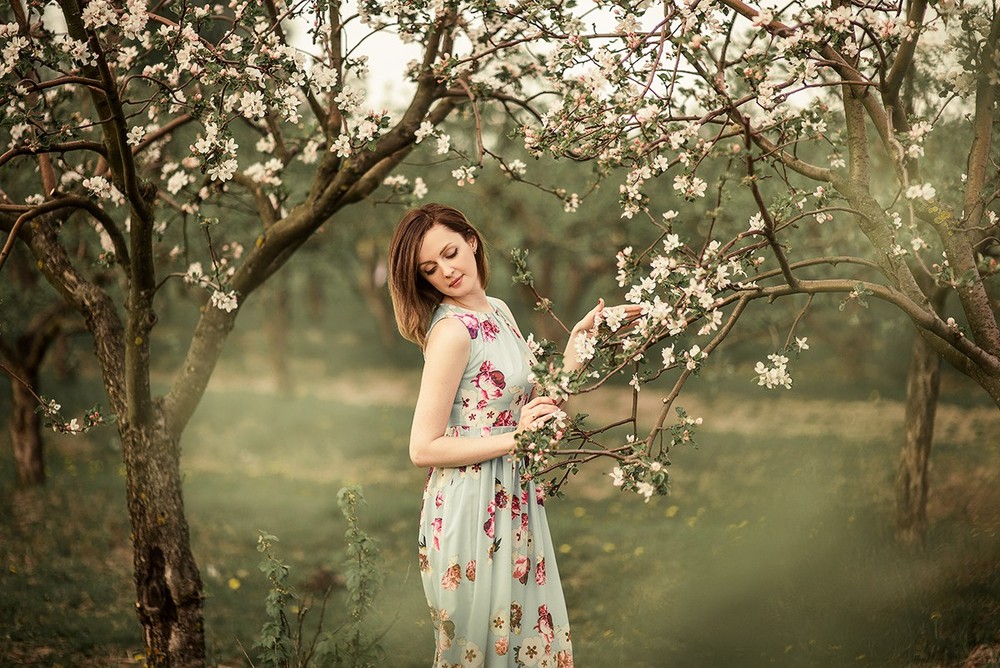 Семейные фотосессии - Алёна и семья в садах