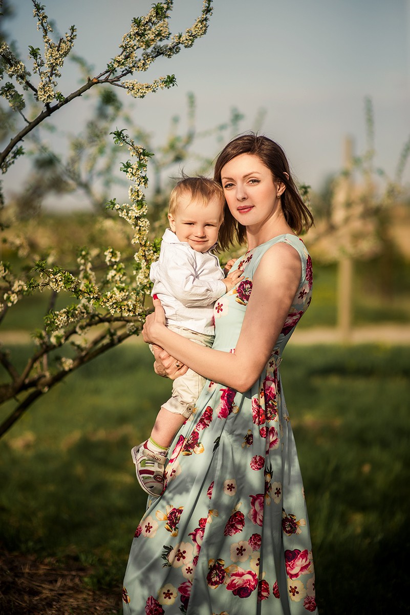 Семейные фотосессии - Алёна и семья в садах