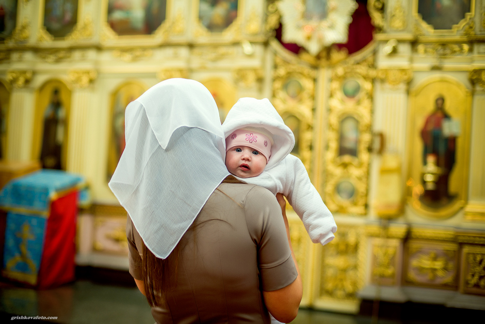 Фотосъемка крещения - Крещение Анны