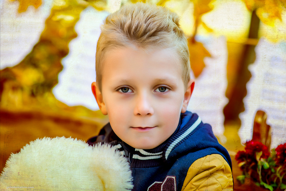 Детская фотосессия - Осеннее чаепитие, 2014