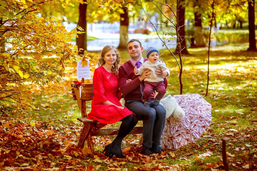 Детская фотосессия - Осеннее чаепитие, 2014